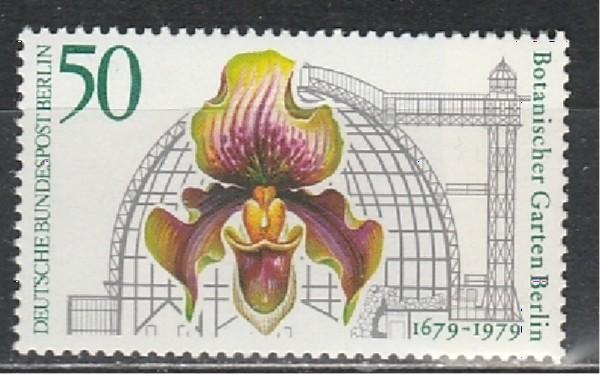 Западный Берлин 1979, 300 лет Ботаническому Саду, 1 марка)